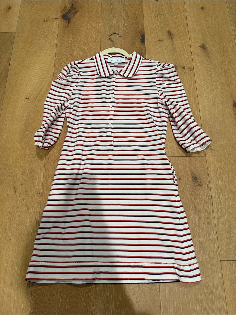 BURU collared knit dress